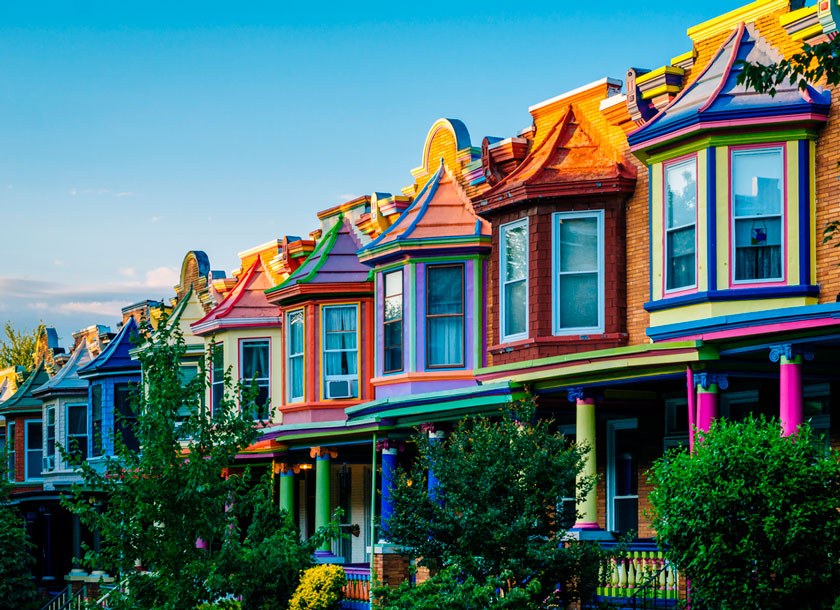 Houses in Baltimore Maryland