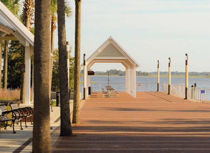 Boardwalk in Kissimmee Florida