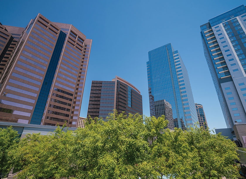 Downtown in Phoenix Arizona