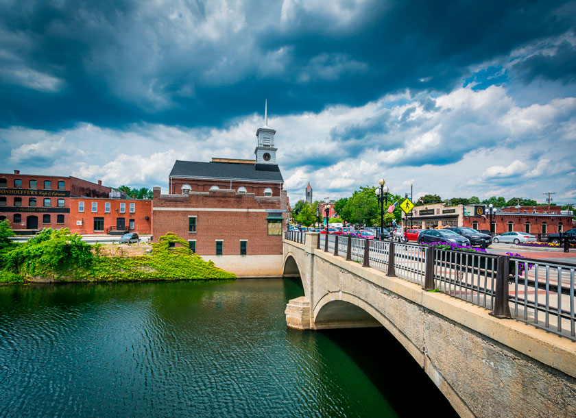 Main Bridge Street in New Hampshire