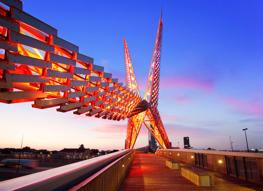 Skydance Bridge in Oklahoma