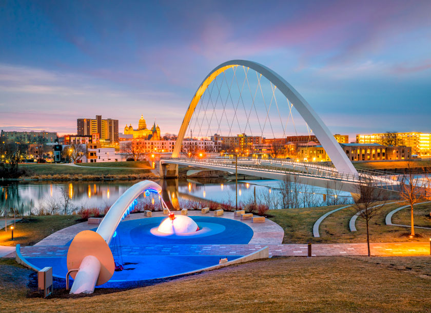 Skyline of Iowa