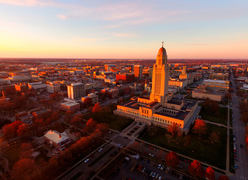 Skyline of Nebraska