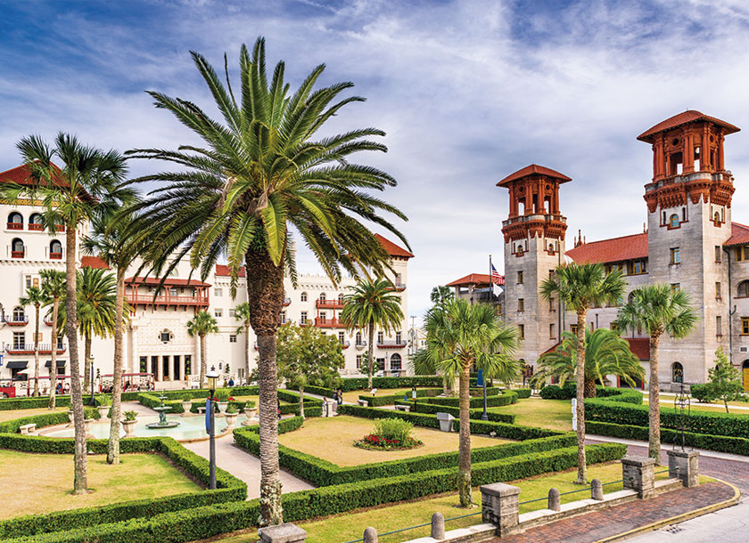 Square in Saint Augustine Florida