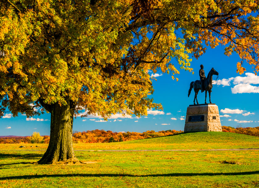 Statue Gettysburg in Pennsylvania