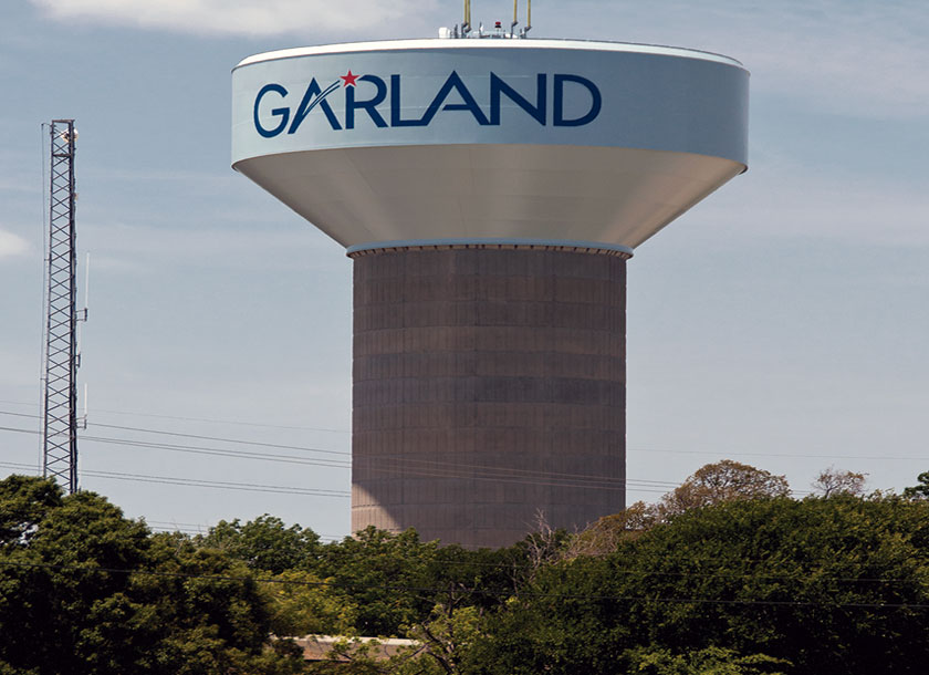 Water Tank in Garland Texas
