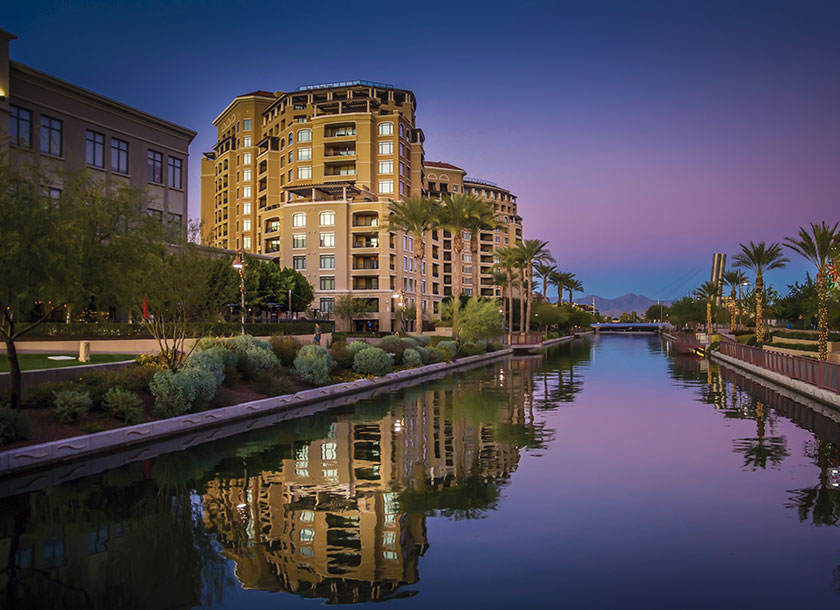 Waterway in Scottsdale Arizona