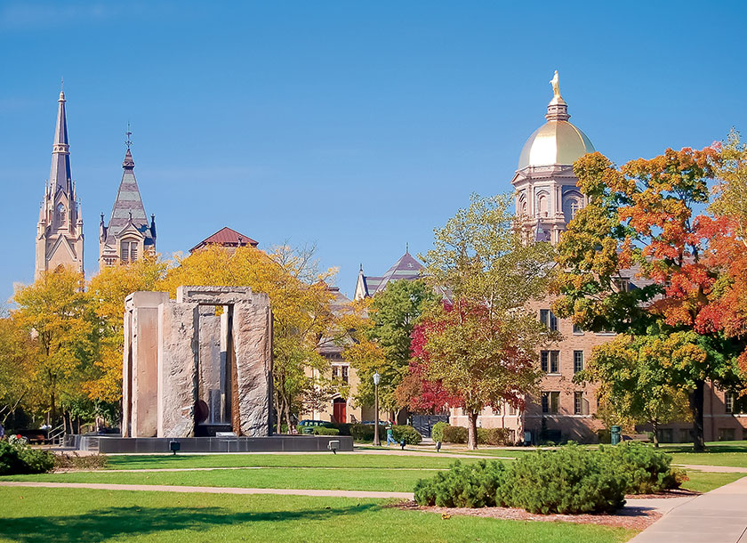 Beautiful view of South Bend Indiana