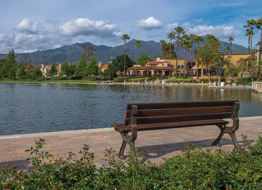 Beautiful view of houses in Orange California