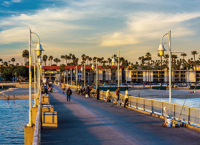 Belmont pier in Long Beach California
