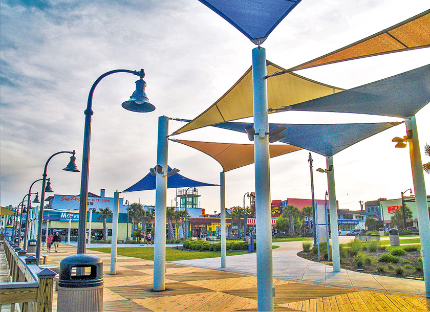 Boardwalk in Myrtle Beach South Carolina