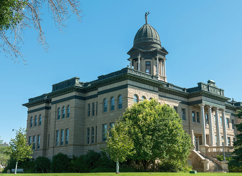 Building in Great Falls Minnesota