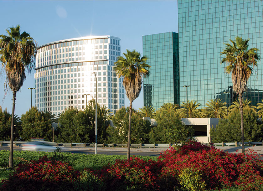 Buildings in Costa Mesa California