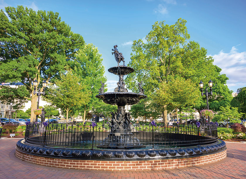 Center park of Bowling Green Kentucky