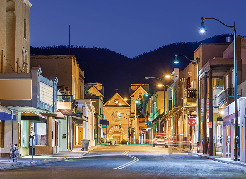 Downtown Santa Fe New Mexico