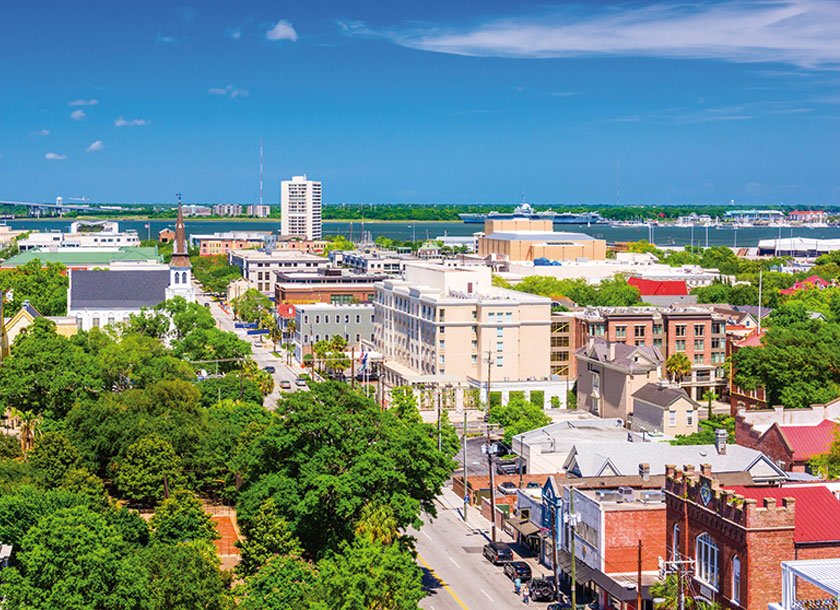 Downtown of Charleston South Carolina
