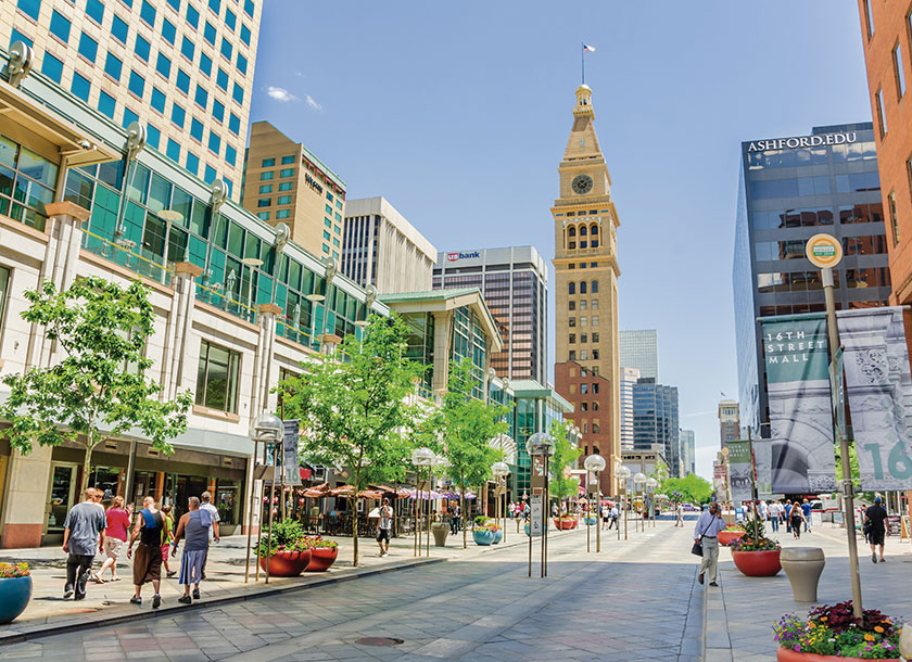 Downtown in Denver Colorado