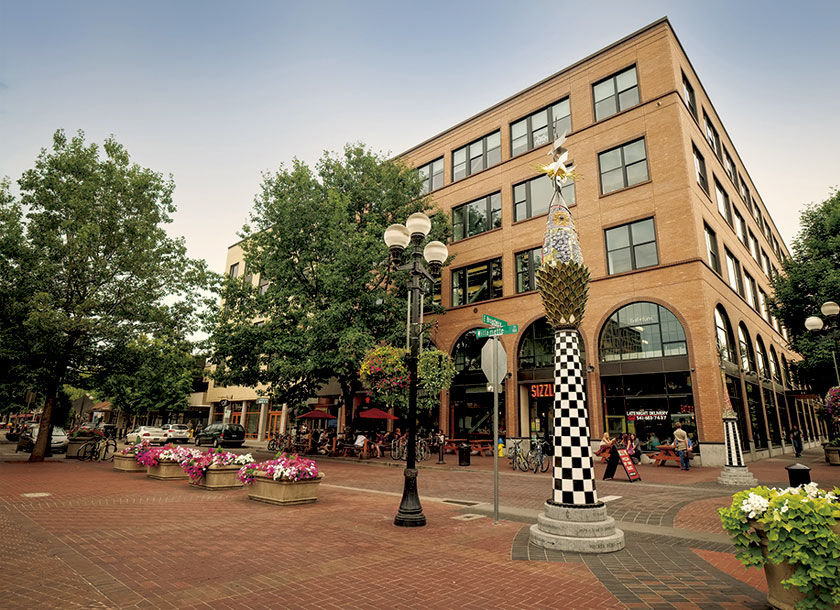 Downtown of Eugene Oregon