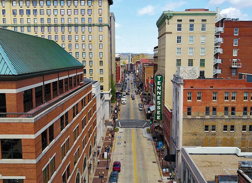Downtown of Knoxville Tennessee