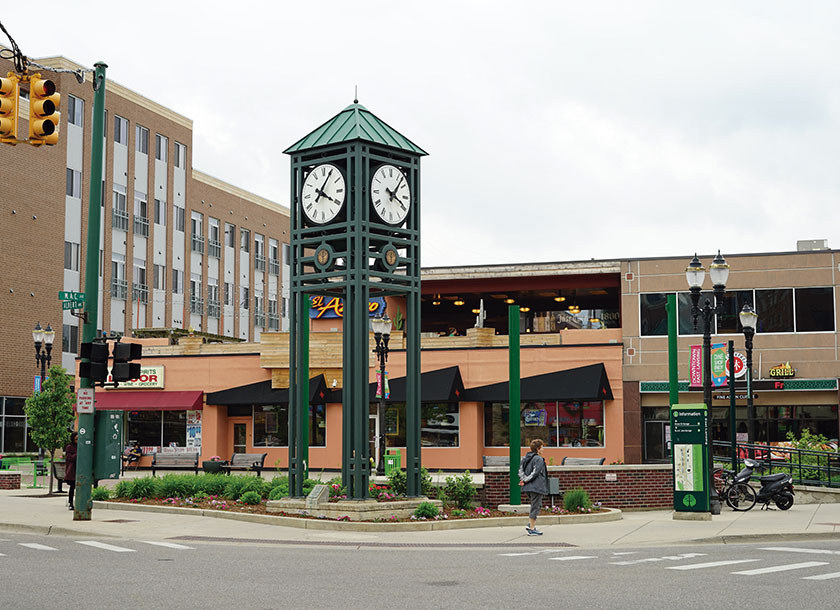 Downtown of Lansing Michigan