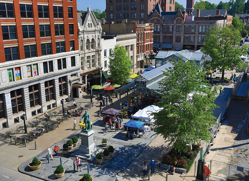 Downtown of Lexington Kentucky