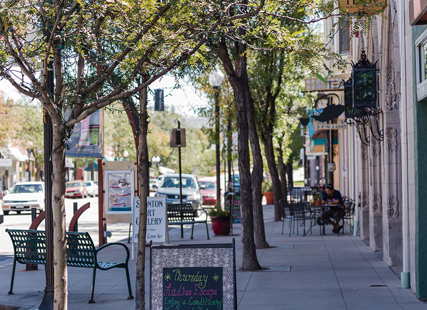 Downtown in Littleton Colorado