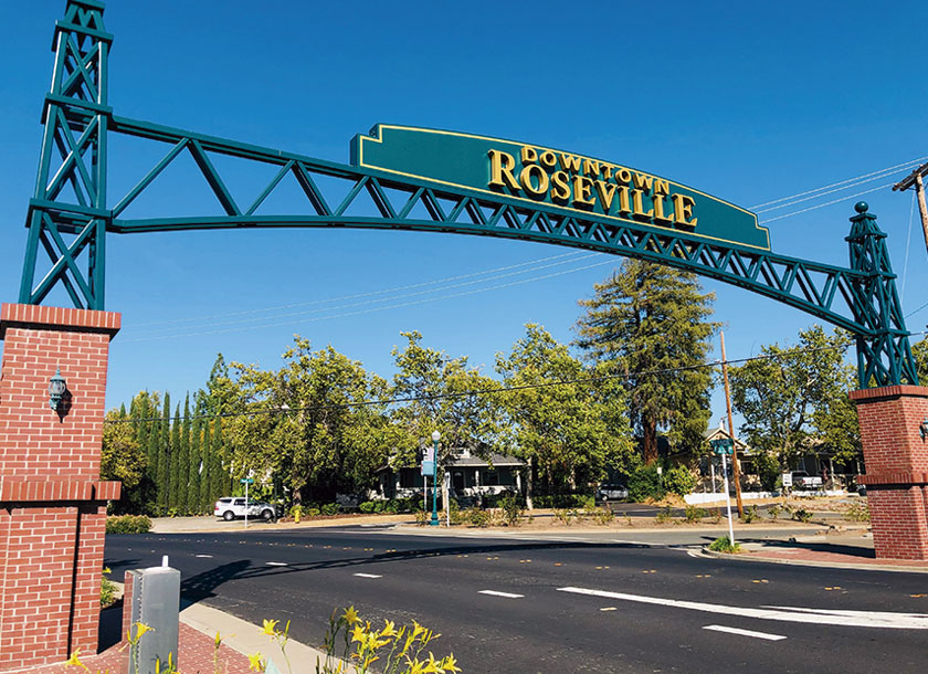 Downtown in Roseville California