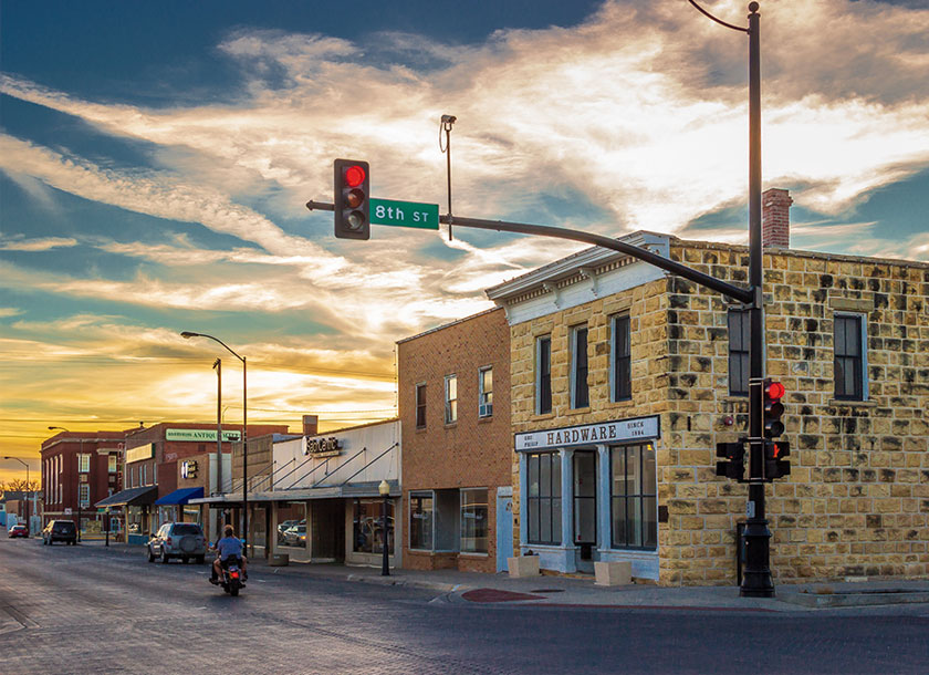 Downtown of Shawnee Kansas