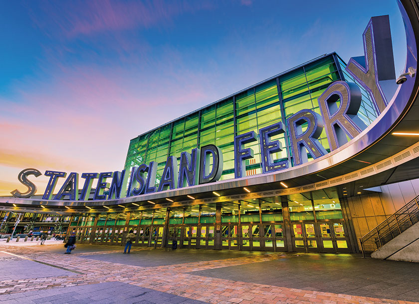 Ferry Terminal State Island New York