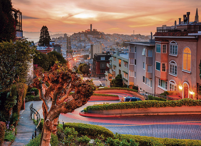 Lombard street San Francisco California