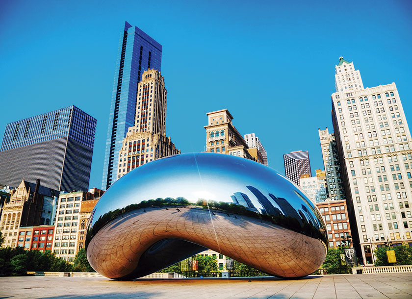 Millenium park in Chicago Illinois