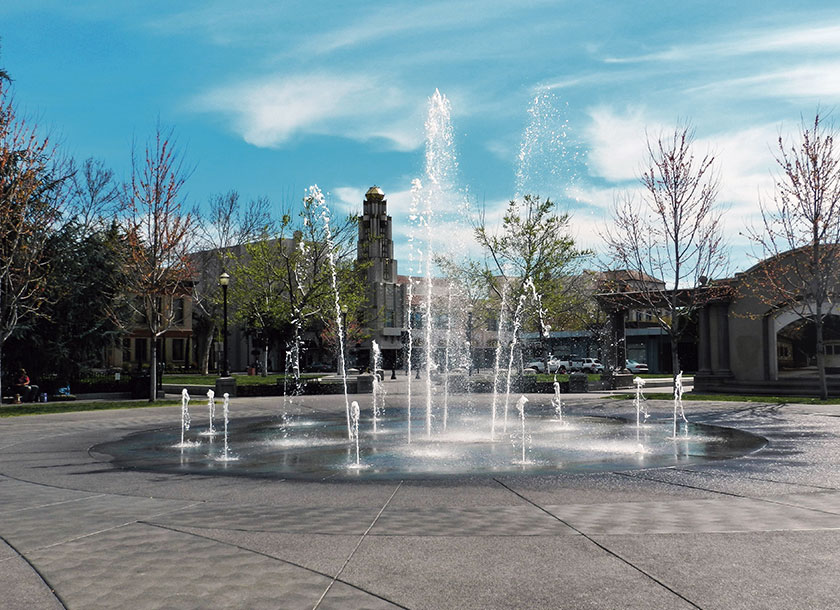 Square in Chico California