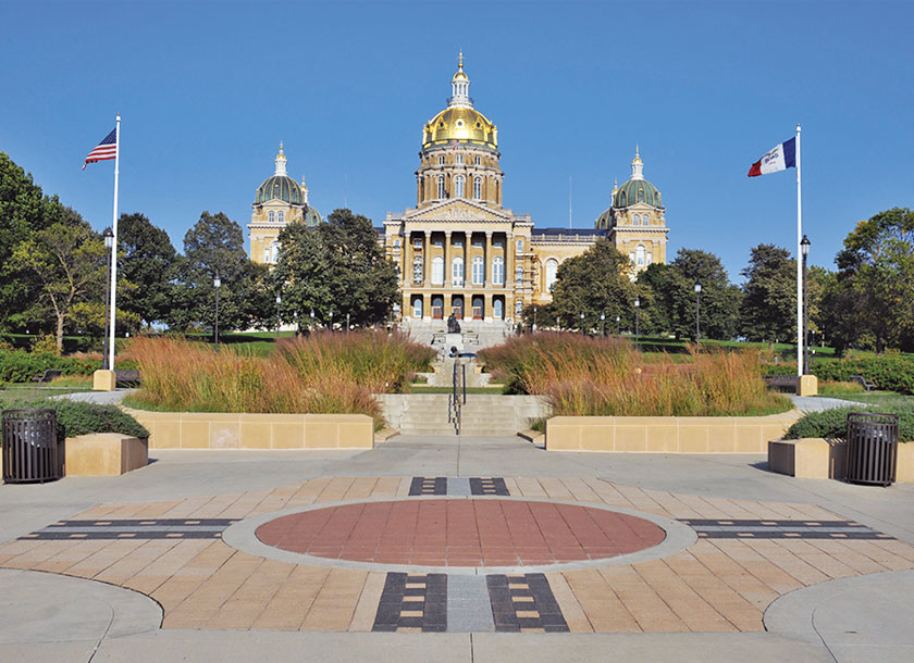 State Capitol Building Des Moines Iowa