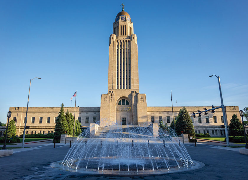 State Capitol of Lincoln Nebraska