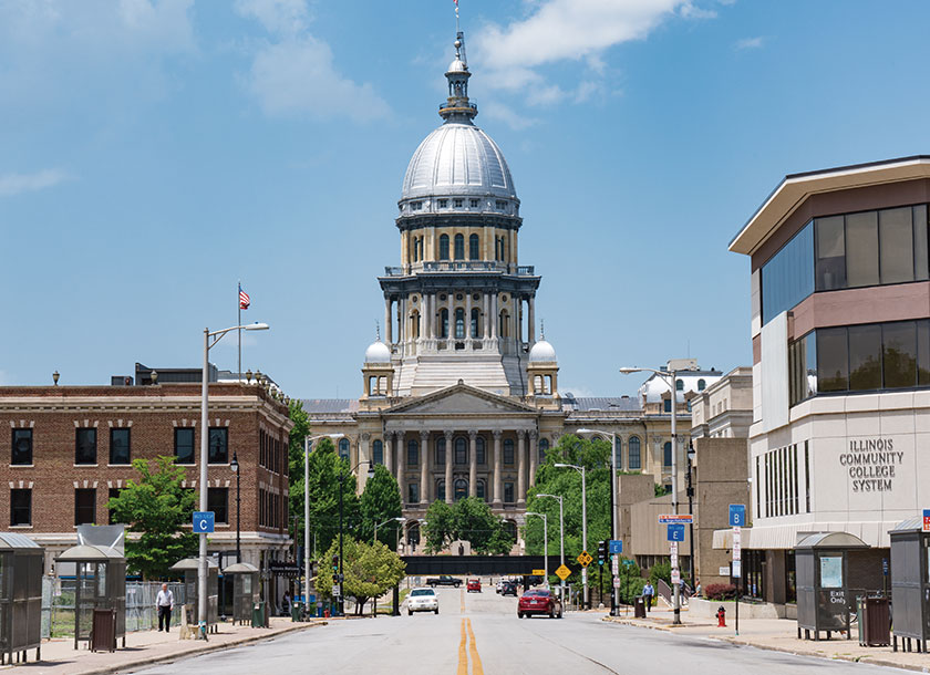 State Capitol in Springfield Illinois