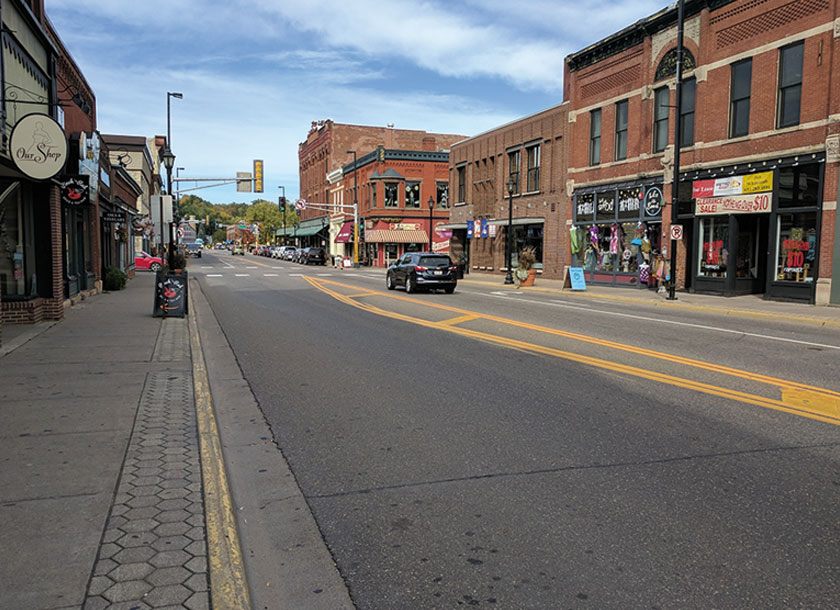 Street in Burnsville Minnesota