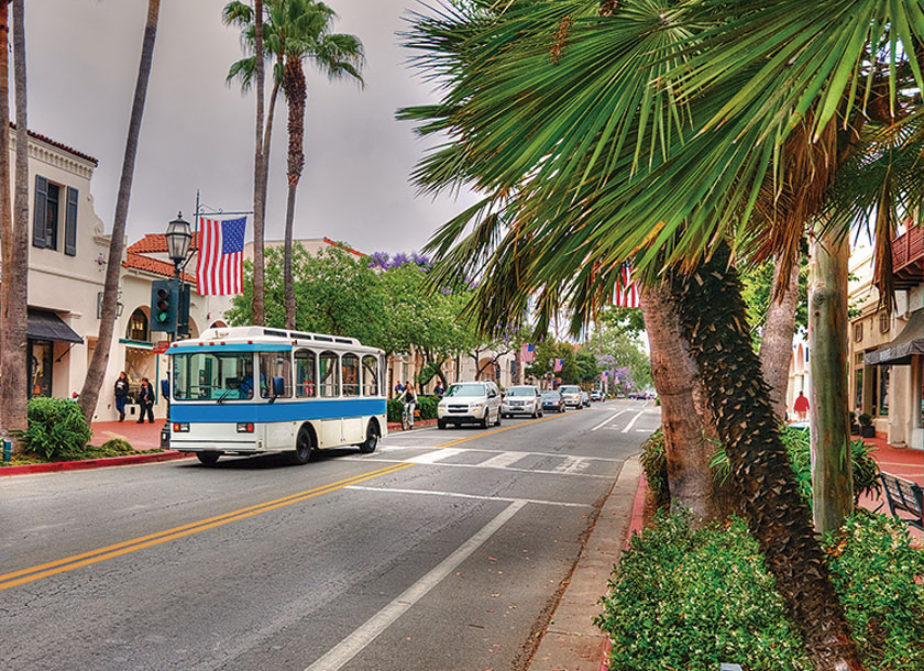 Street Santa Barbara California