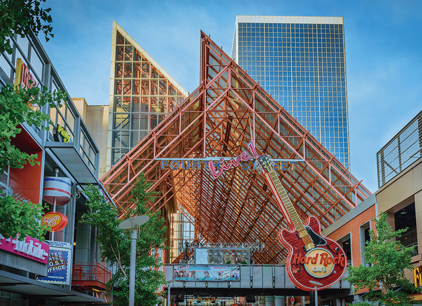 Street live in Louisville Kentucky