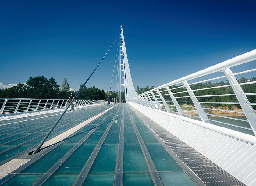 The Sundial Bridge in Redding California