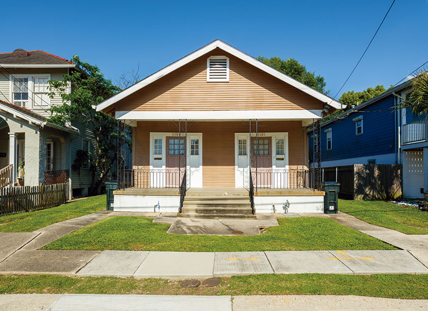 Typical houses Slidell Louisiana