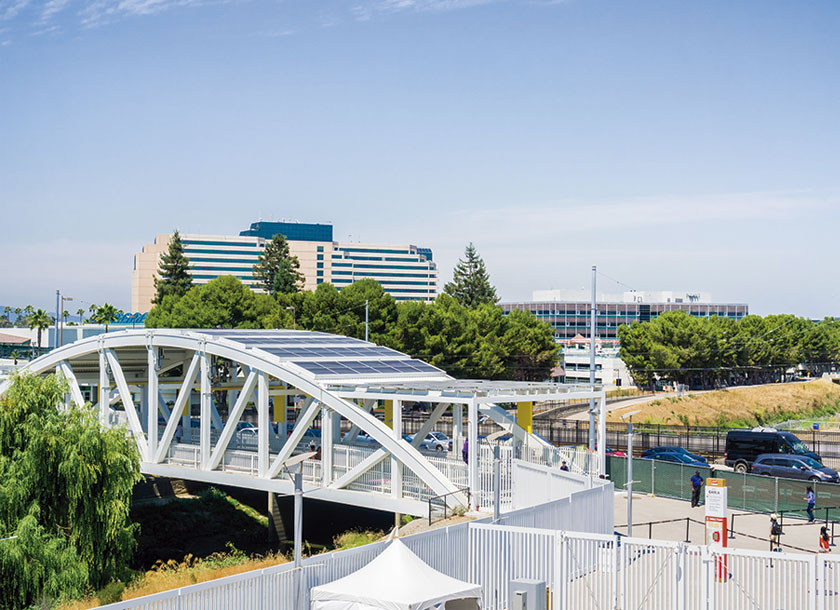 Urban landscape Santa Clara California