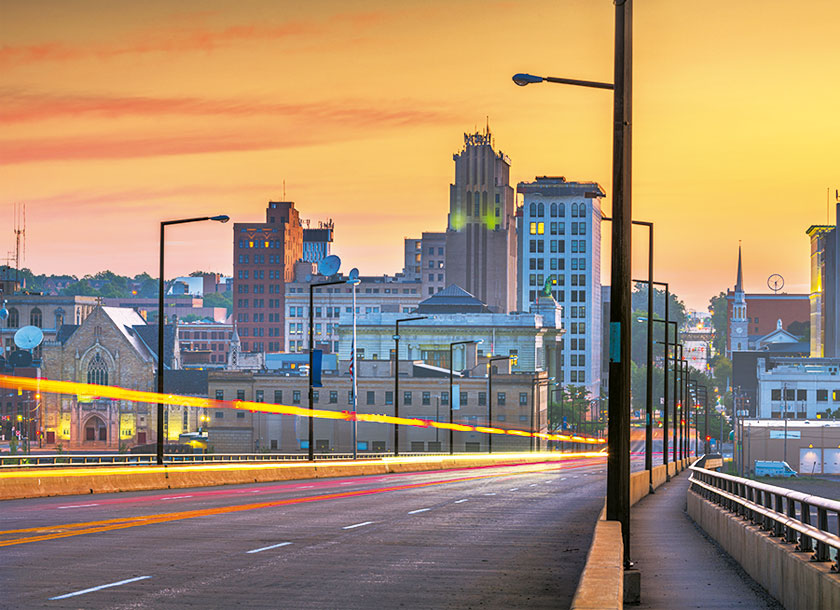 View of Downtown Youngstown Ohio