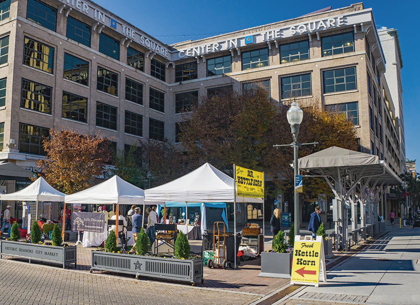 Downtown Roanoke Virginia