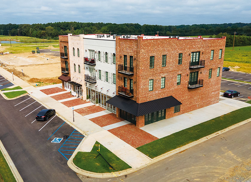 Brick building in Southaven Mississippi