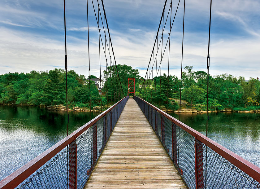 Bridge in Auburn Maine