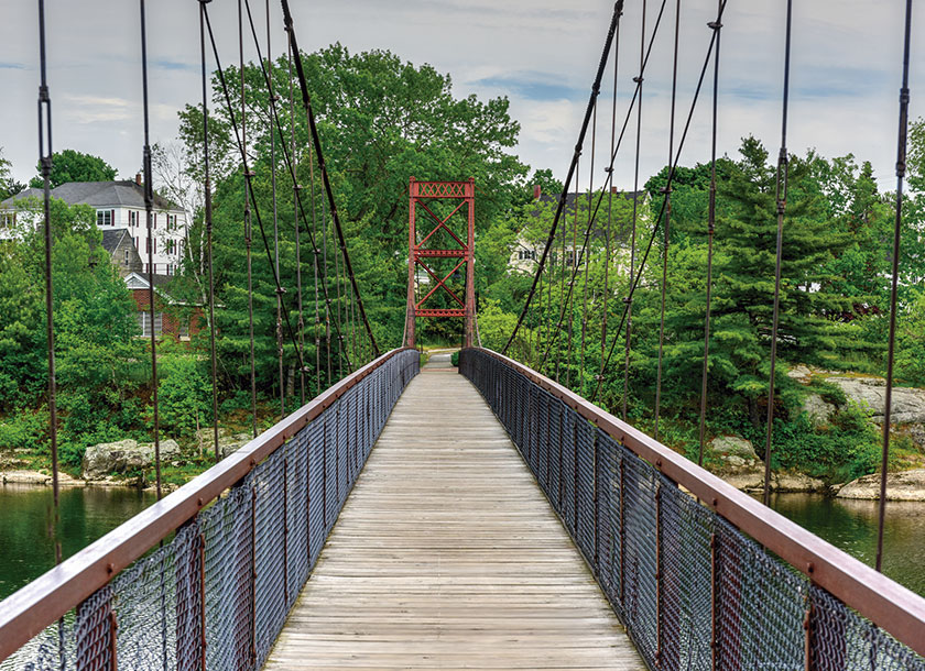 Bridge in Brunswick Maine