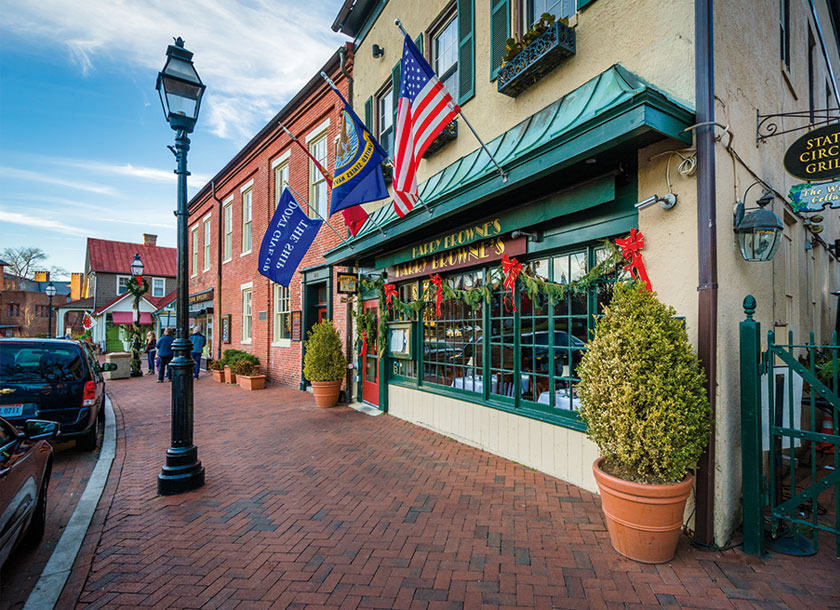 Buildings in Annapolis Maryland