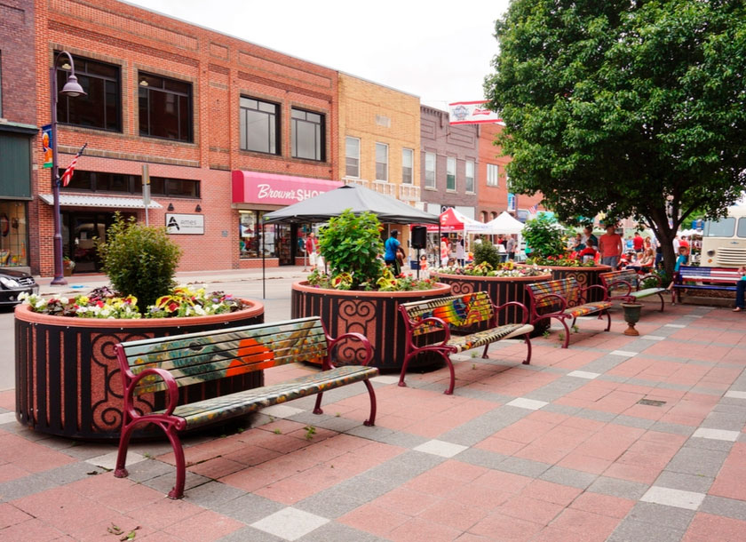 Downtown Ames Iowa