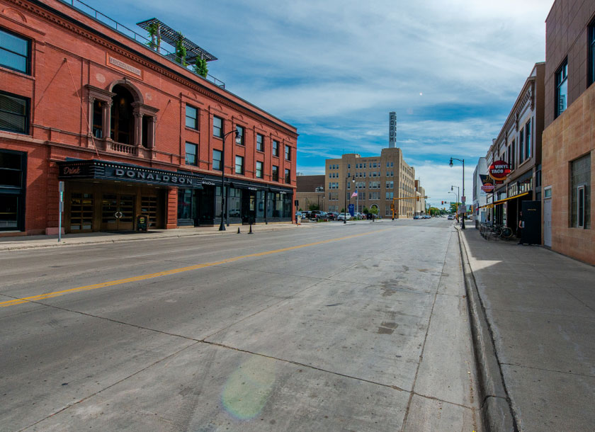 Downtown of Dickinson North Dakota