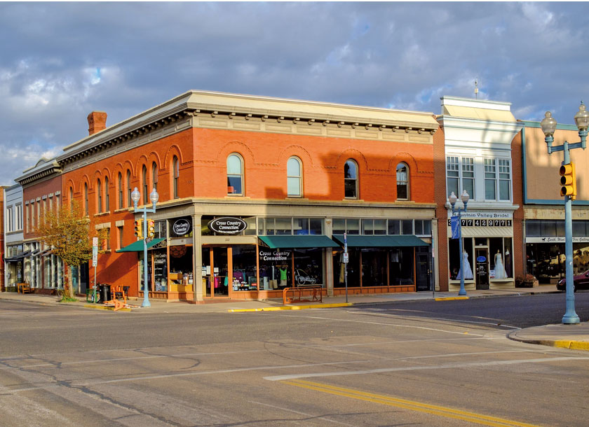 Downtown of Laramie Wyoming